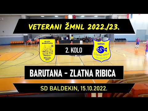 VETERANI ŽMNL: BARUTANA - ZLATNA RIBICA  4:2, 15.10.2022.