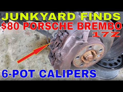 Junkyard Brembo 6-Piston 17z Calipers for Lexus IS300 | 6-Pot Porsche Audi VW Brembo Brakes