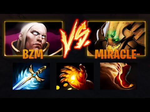 BZM INVOKER vs MIRACLE- SAND KING MID | ABSOLUTELY EPIC GAME | Dota 2 Invoker