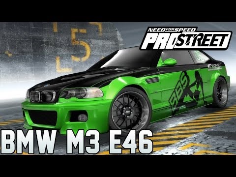 NEED FOR SPEED PROSTREET SPEEDPAINT - BMW M3 E46 (FullHD) / Lets Play NFS ProStreet