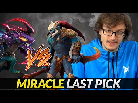 Miracle Last pick Huskar vs Slark Last pick - Impossible 1000 XPM