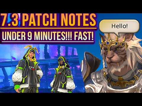 FFXIV - 7.3 Patch Notes Summary