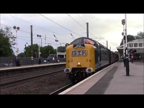 Deltic D9009 "Alycidon" at Durham, 17/06/18