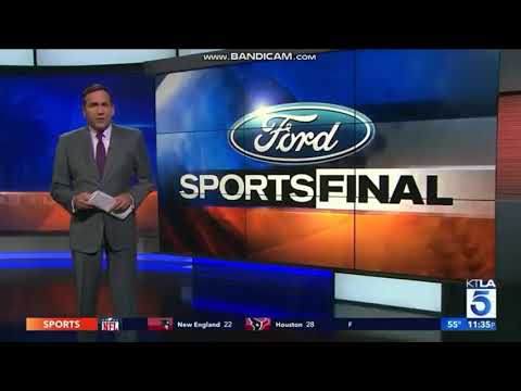KTLA 5 "Sports Final" Sunday Night open December 1, 2019