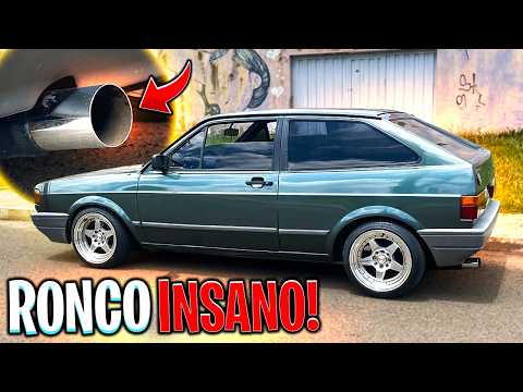 🔥 I installed a SPORTS EXHAUST on my VW Gol Quadrado… the SOUND is INSANE!