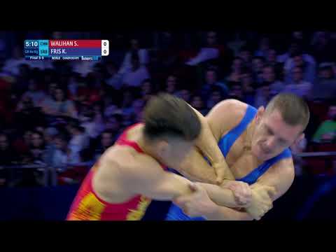 BRONZE GR - 60 kg: S. WALIHAN (CHN) v. K. FRIS (SRB)