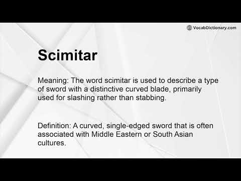 Scimitar Meaning