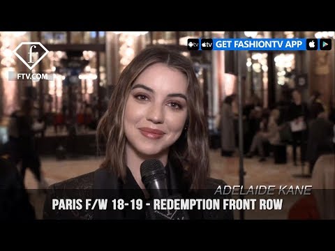 Paris Fashion Week Fall/Winter 2018-19 Redemption Front Row | FashionTV | FTV