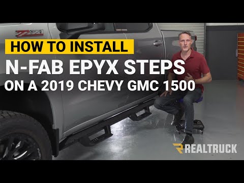 How to Install N-Fab Black Epyx Steps on a 2019 Chevy GMC 1500