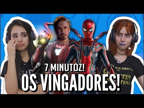 JOVENS REAGEM A 7 MINUTOZ - HOMEM DE FERRO, HOMEM ARANHA E THOR - NERD HITS
