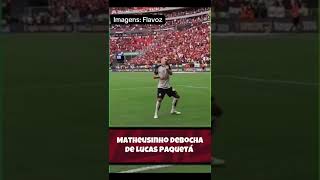 Matheusinho debocha de Lucas Paquetá após título do Corinthians  #flamengo #corinthians #futebol