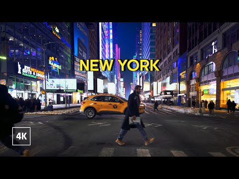 New York City Night Walk - Sunday Evening stroll through Manhattan with Walks and the City