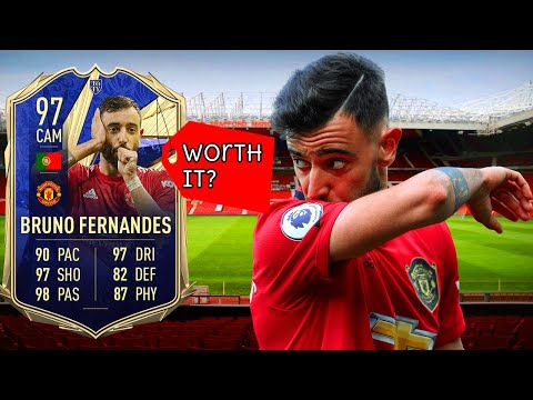 UNREAL! 97 TOTY BRUNO FERNANDES PLAYER REVIEW | FIFA 21