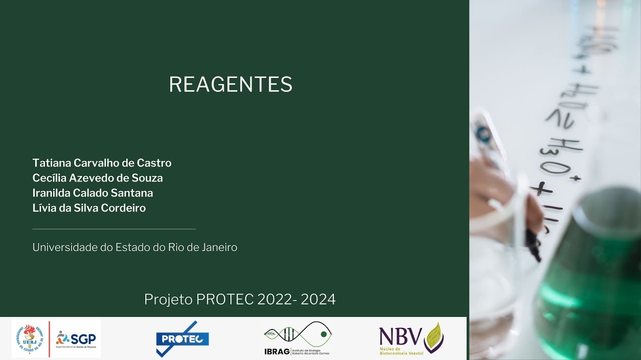 Reagentes - 1 - Introdução