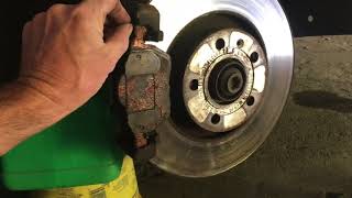 Audi A4 brake rattle solved