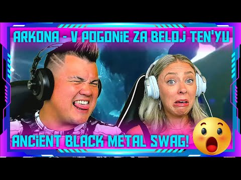 Americans react to "ARKONA - V pogonie za beloj ten'yu (Live)" | THE WOLF HUNTERZ Jon and Dolly