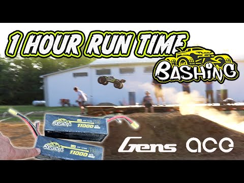BIG RC Truck - BIG battery power - Gens Ace Bashing 11,000 mah Lipo - Arrma Kraton 8s