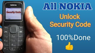 How to unlock security code All Nokia Nokia1202/Nokia105/Nokia106