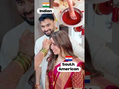 South American Bride’s Emotional Griha Pravesh 🥹❤️ My First Steps as an Indian Bride 🇮🇳❤️🇵🇾