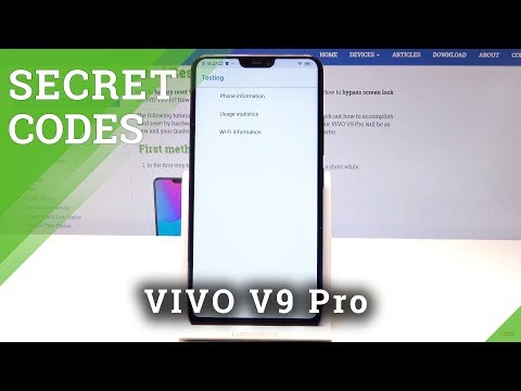 Secret Codes  VIVO V9 Pro - Enable Hidden Vivo Menu