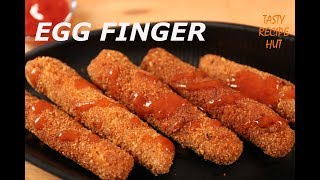 Crunchy Egg Fingers ! Easy tea time snacks with less ingredients