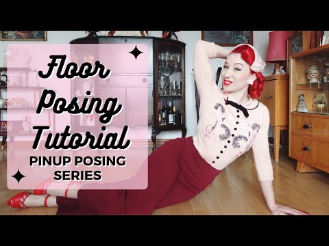 Pinup Floor Posing Tutorial - Pinup Posing Series With Miss Lady Lace!