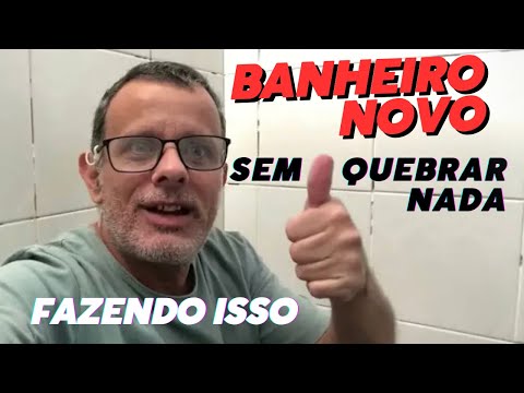🍀COMO REFORMAR O BANHEIRO SEM QUEBRAR NADA