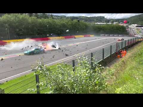 huge crash - 24h Spa 2021 Jack Aitken