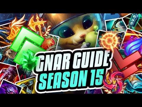ULTIMATE SEASON 15 GNAR GUIDE!!! Items, Runes, Abilities, Combos, Animation Canceling, & Macro Guide