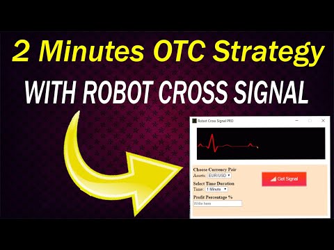 IQ Option 2 Minute OTC Market Strategy With Robot Cross Signal