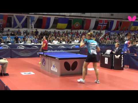 EYC 2014, Cadet Girls Singles Final: Adina DIACONU (ROU) vs. Lisa LUNG (BEL)
