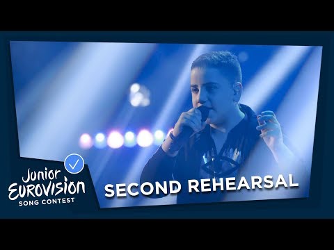 Noam Dadon - Children Like These - Second Rehearsal - Israel 🇮🇱 - Junior Eurovision 2018
