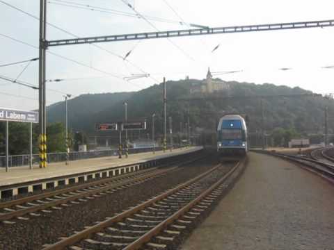 Příjezd vlaku Os 6918 - Ústí nad Labem hlavní nádraží