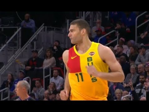 Brook Lopez Highlights vs Pistons RS19G29 - 3 Pts, 5 Blks (17.12.18)
