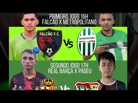 AO VIVO -  TORNEIO LAGOA DO BARRO FUT 7 /  FALCÃO X  METROPOLITANO / REAL BARÇA X PAGEÚ