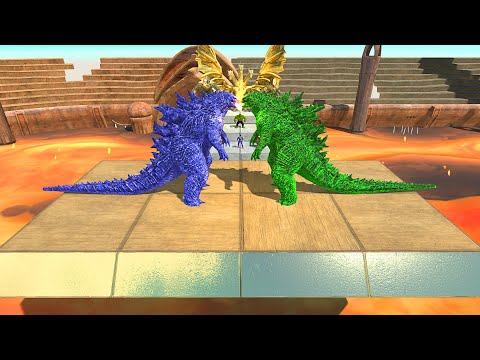 All Units Against Itself / Loser Will Be Dropped into Lava Flow - Animal Revolt Battle Simulator