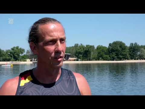 Drachenbootsport – deutsche Ü40-Nationalteams trainieren am Allersee