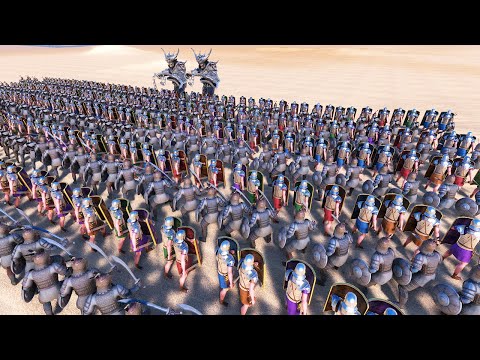 How many Persian & Roman Armies Giant Ogre Can Through - Ultimate Epic Battle Simulator