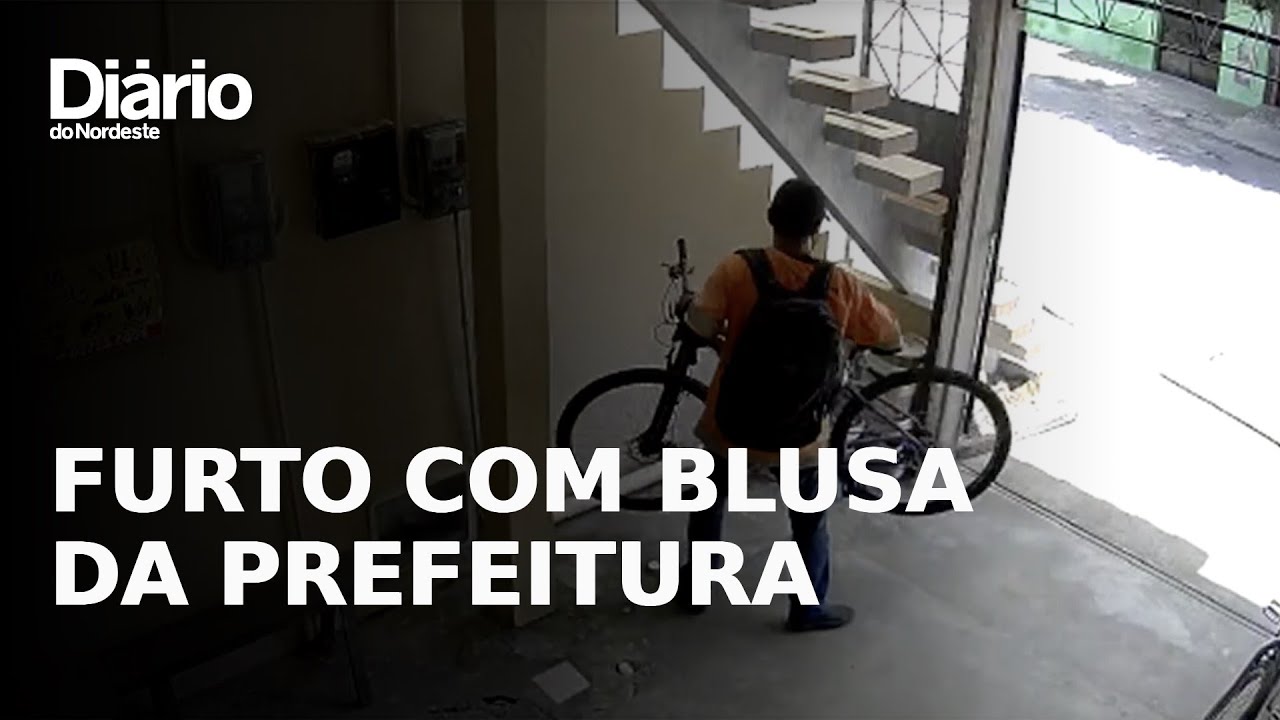 Imagem da notícia Homem com uniforme de gari furta bicicleta no bairro Canindezinho e câmeras flagram ação; veja vídeo