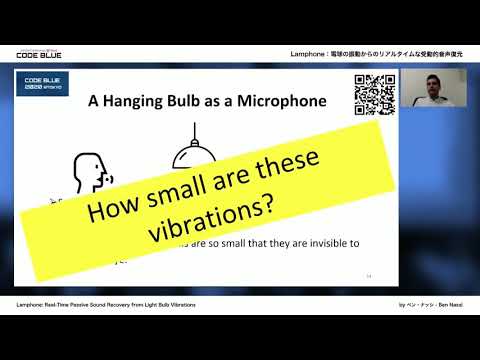 ［CB20］Lamphone: Real-Time Passive Sound Recovery from Light Bulb Vibrations