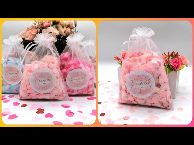 Vídeo relacionado con Kzouenzu 6000 Piezas De Papel De Seda Redondo De Confeti, Confeti De Boda, Mesa, Para Cumpleaños, Bodas, San Valentín, Baby Shower [Color]