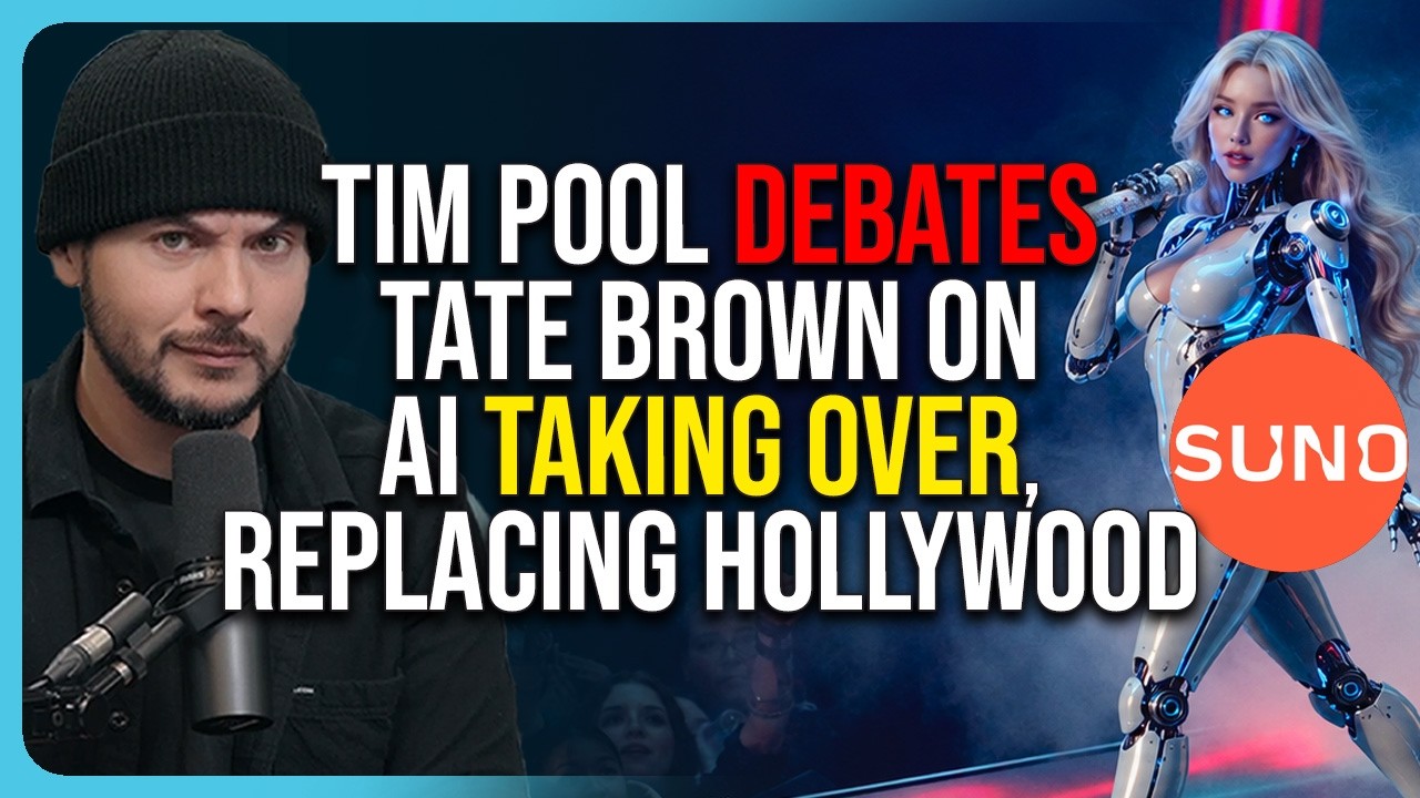 Tim Pool DEBATES Tate Brown On AI TAKING OVER, Replacing Hollywood