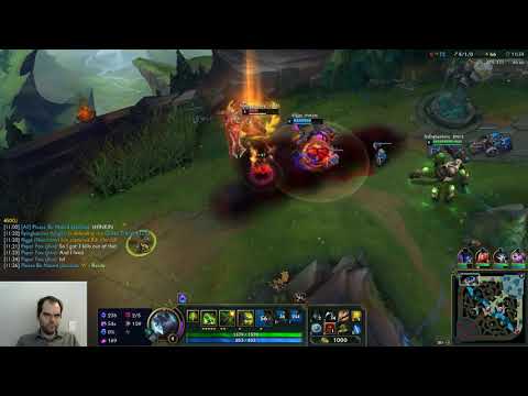 Urgot vs Aatrox, top lane, with commentary