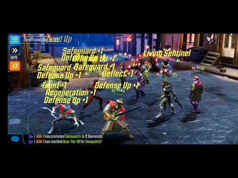 Marvel Strike Force - Dark Dimension 8 - Node 7 (Hero global) 5th attempt