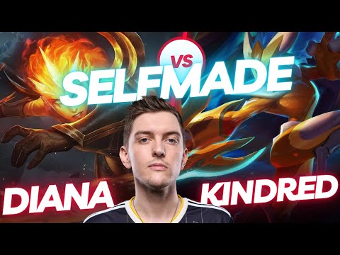 SELFMADE | DIANA VS KINDRED | JNG GAMEPLAY | Patch 13.14 / Season 13 | #LeagueofLegends