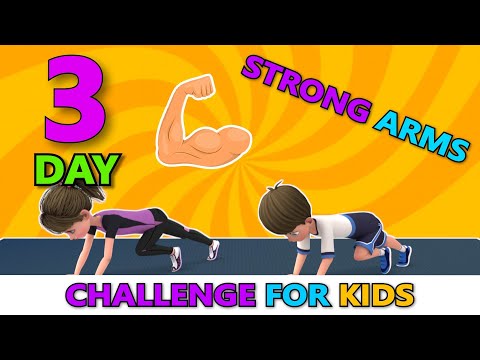 3-DAY STRONG ARMS CHALLENGE FOR KIDS | Kids Exercise
