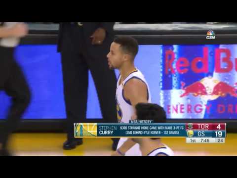 Stephen Curry's Deep 3-Pointer | Raptors vs Warriors | December 28, 2016 | 2016-17 NBA Season