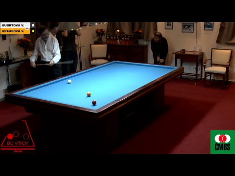 Czech National Championship 3-cushion - Group - Veronika KRAUSOVÁ vs Veronika HUBRTOVÁ