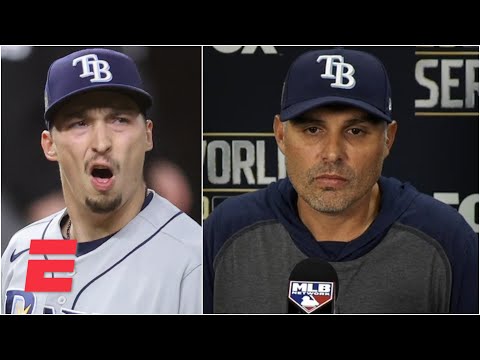 Kevin Cash on decision to remove Blake Snell from Game 6 | 2020 World Series