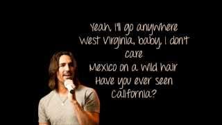 Jake Owen - Anywhere With You +Lyrics